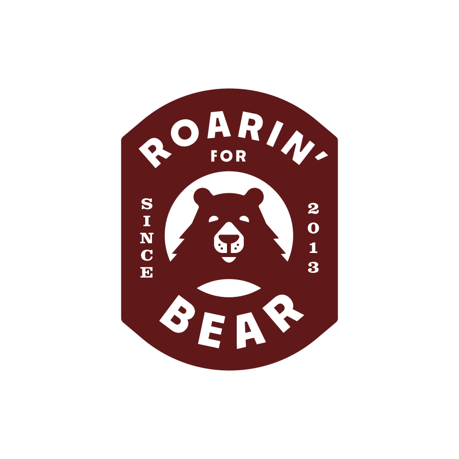 Roarin' for Bear Badge 2 logo design by logo designer Malley Design for your inspiration and for the worlds largest logo competition