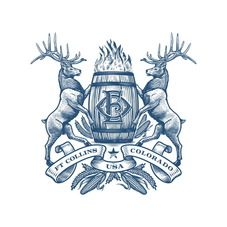 Old Elk Bourbon Distillery logo design by logo designer Milovanovic for your inspiration and for the worlds largest logo competition