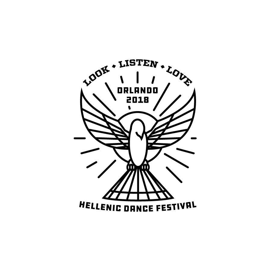 Hellenic Dance Festival logo design by logo designer Jimmy Henderson Studio for your inspiration and for the worlds largest logo competition