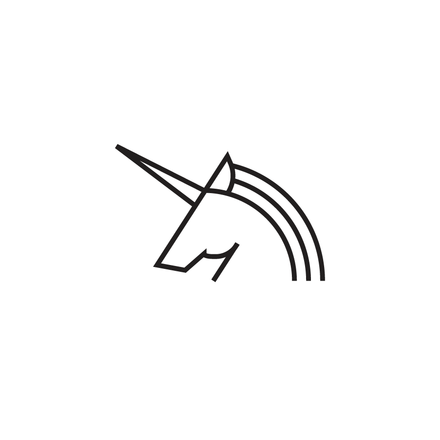 Unicorn logo design by logo designer Josh Capeder for your inspiration and for the worlds largest logo competition
