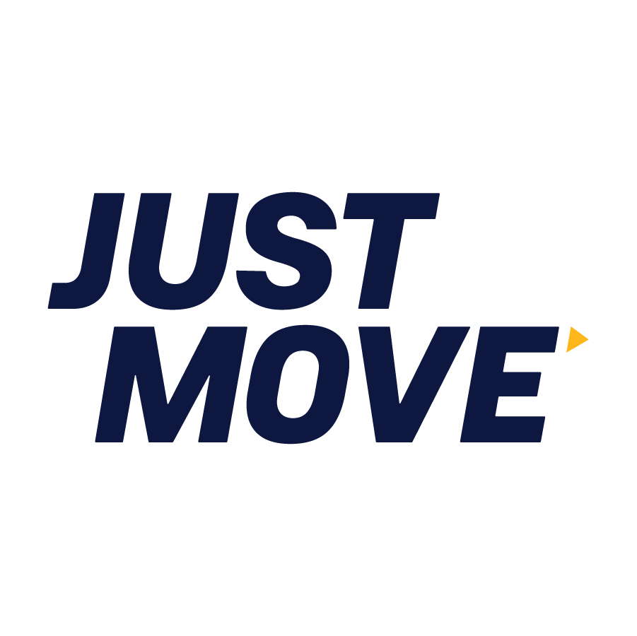 JUST MOVE logo design by logo designer Hay & Co. Design for your inspiration and for the worlds largest logo competition