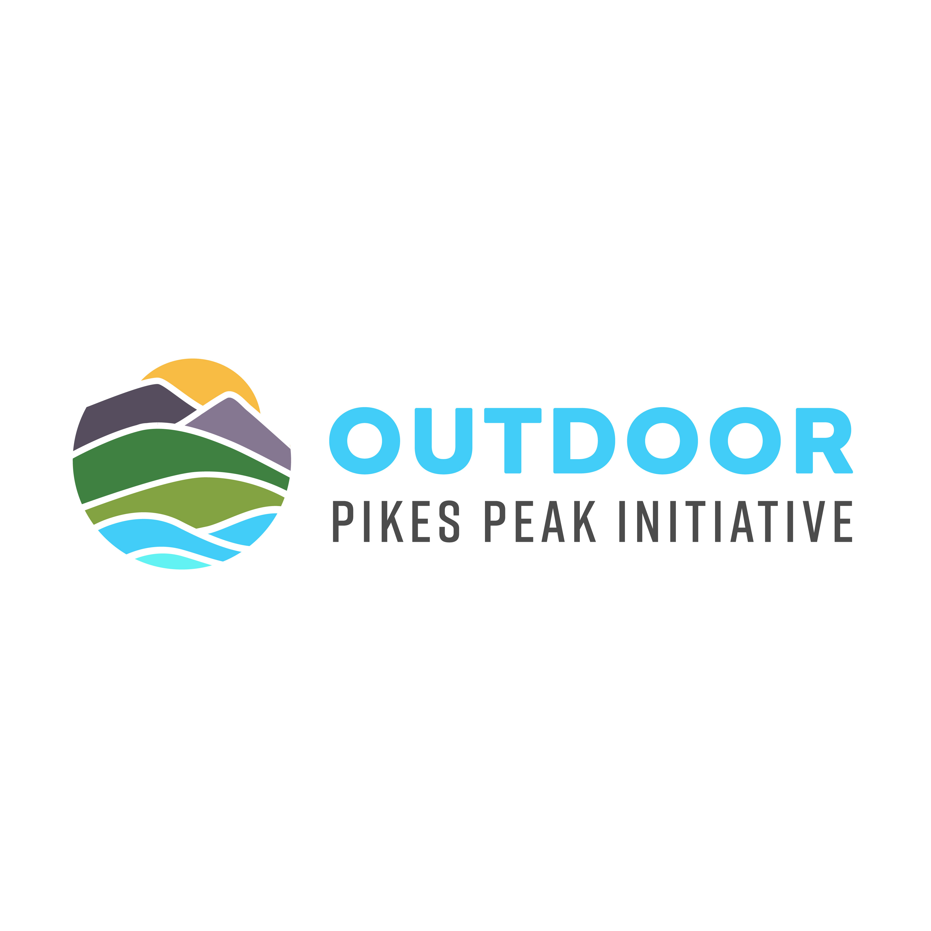 Outdoor Pikes Peak Initiative logo design by logo designer Neon Pig Creative for your inspiration and for the worlds largest logo competition