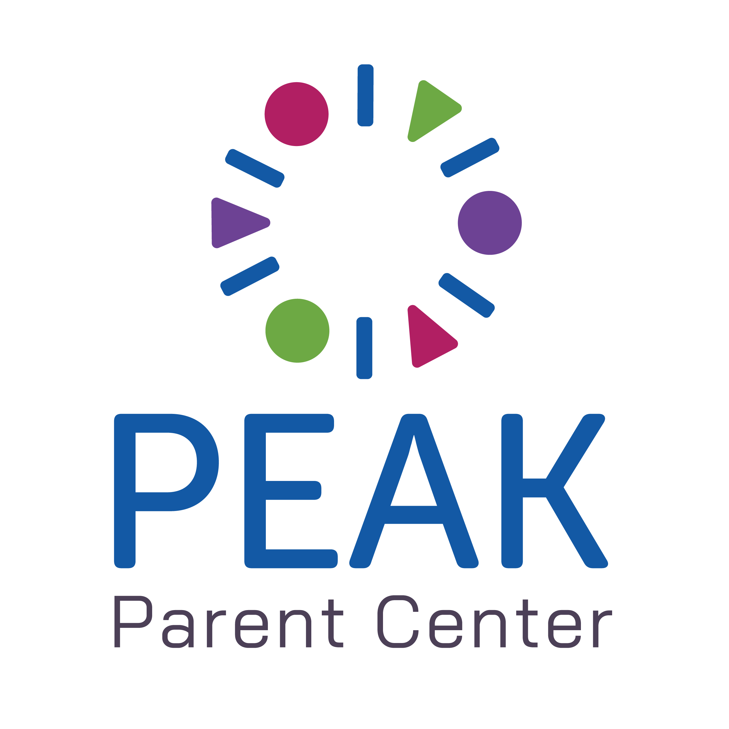 PEAK Parent Center logo design by logo designer Neon Pig Creative for your inspiration and for the worlds largest logo competition