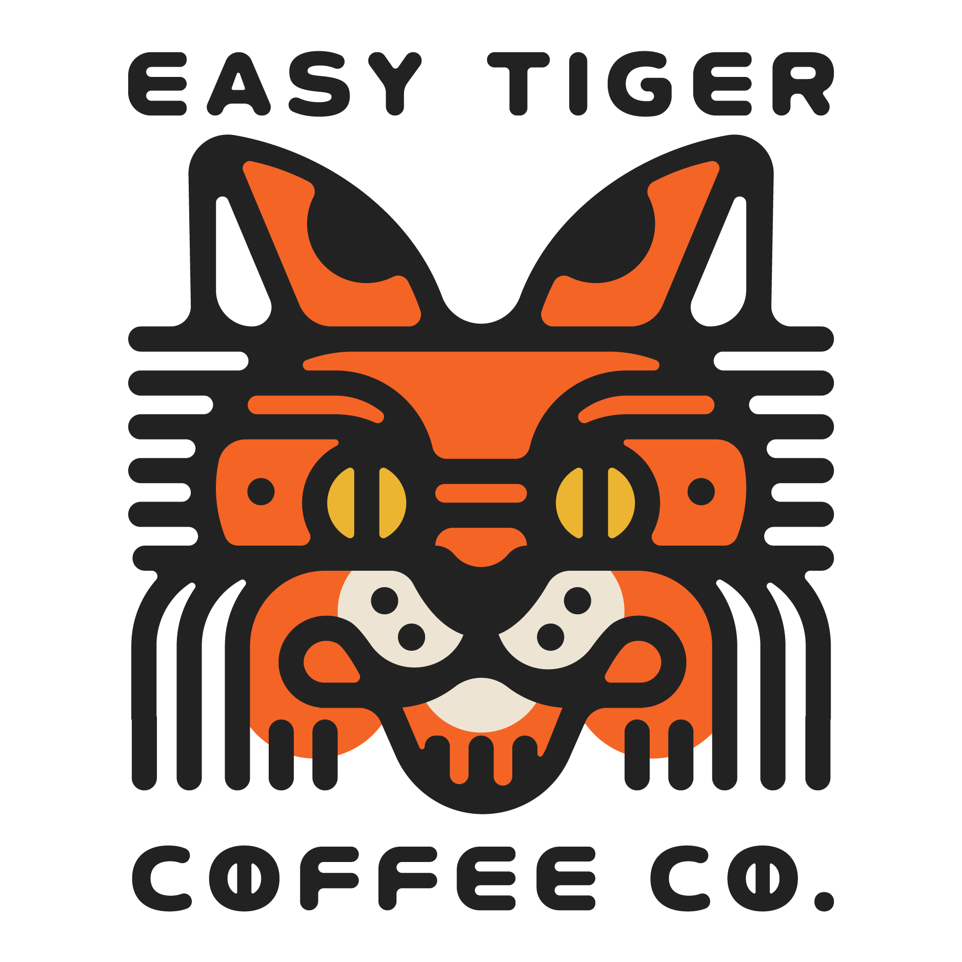 Easy Tiger Coffee Co. logo design by logo designer Ellen Mosiman for your inspiration and for the worlds largest logo competition