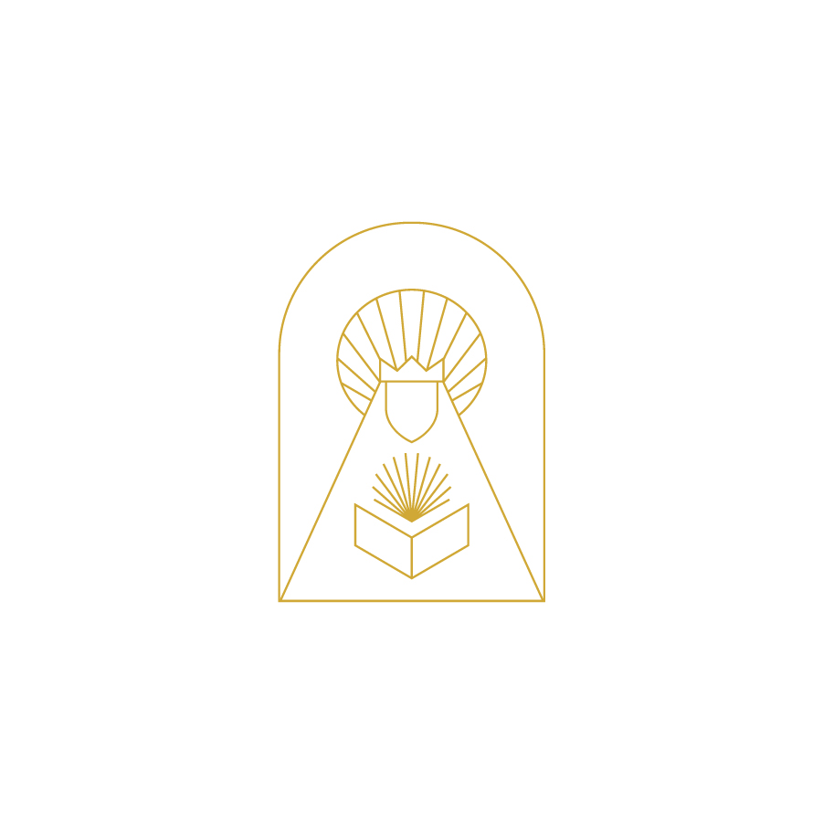 Our Lady of Wisdom logo design by logo designer Texas State University for your inspiration and for the worlds largest logo competition