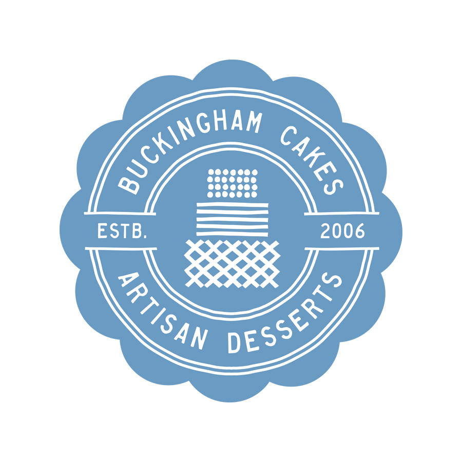 Buckingham Cakes logo design by logo designer Travis Brown Design for your inspiration and for the worlds largest logo competition