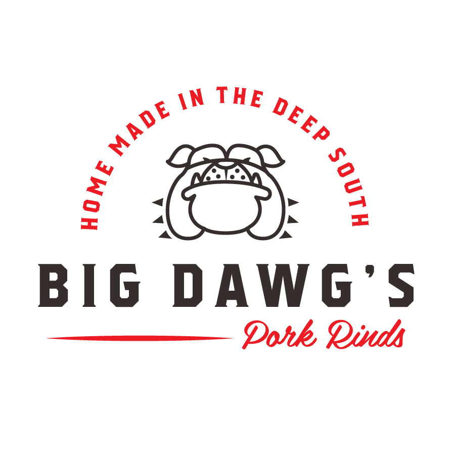 Big Dawg's Pork Rinds logo design by logo designer Sydney Solomon Design  for your inspiration and for the worlds largest logo competition