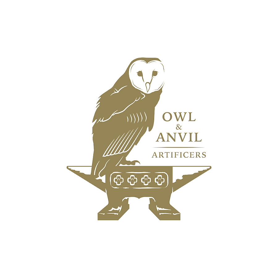 Owl & Anvil logo design by logo designer Alchemy Studios for your inspiration and for the worlds largest logo competition
