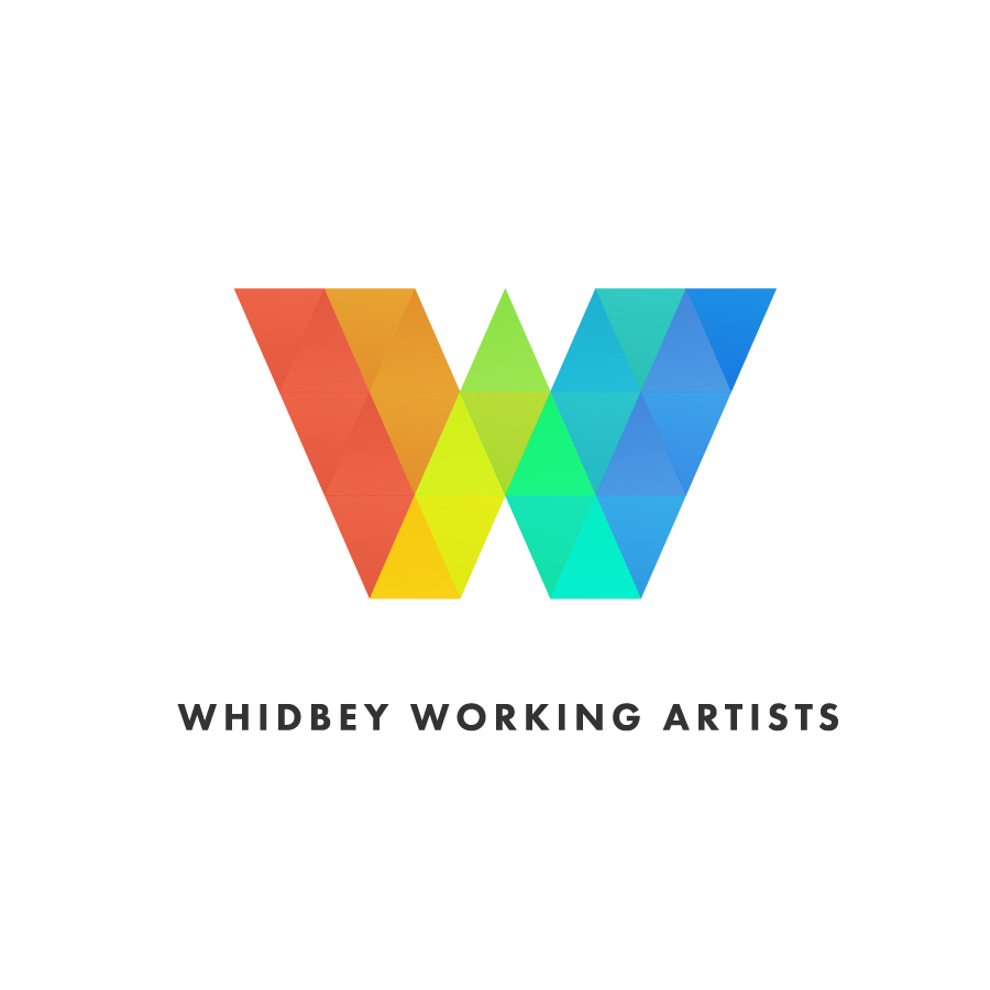 Whidbey Working Artists logo design by logo designer Rodric Gagnon Design for your inspiration and for the worlds largest logo competition