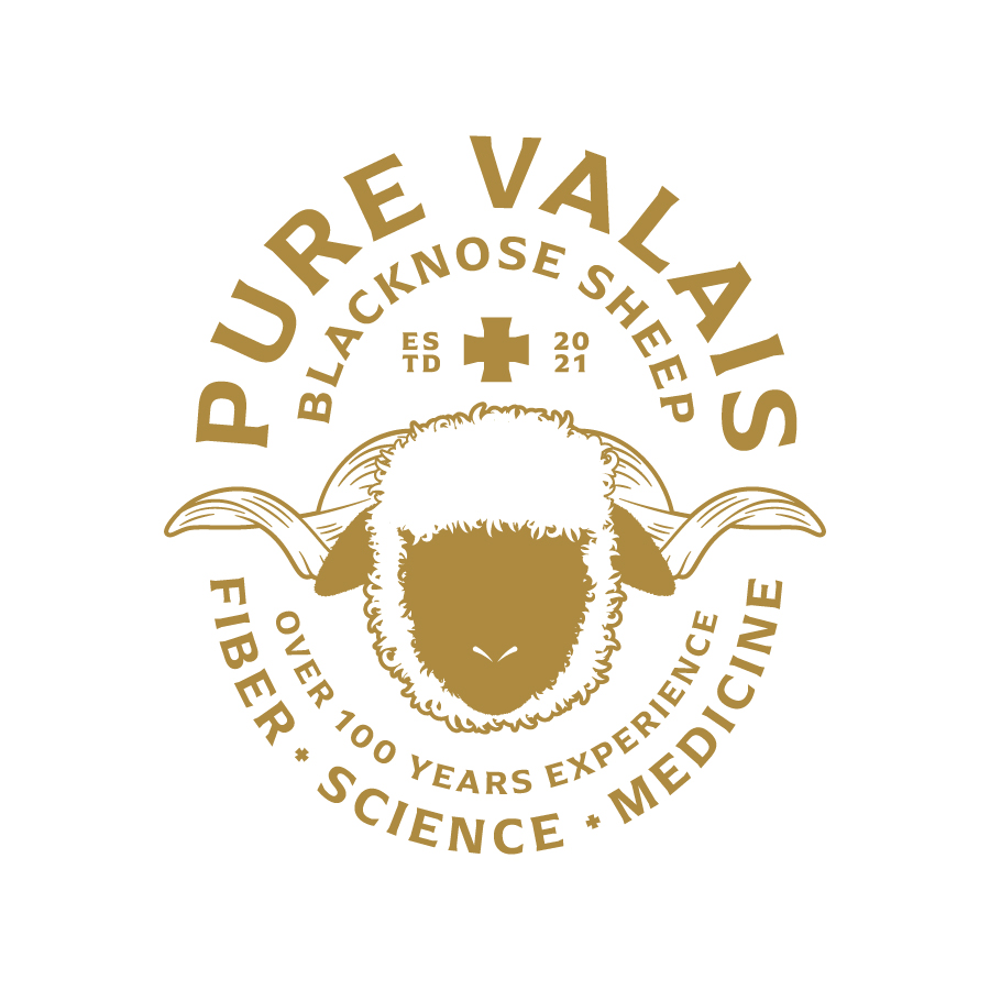 Pure Valais logo design by logo designer Rodric Gagnon Design for your inspiration and for the worlds largest logo competition