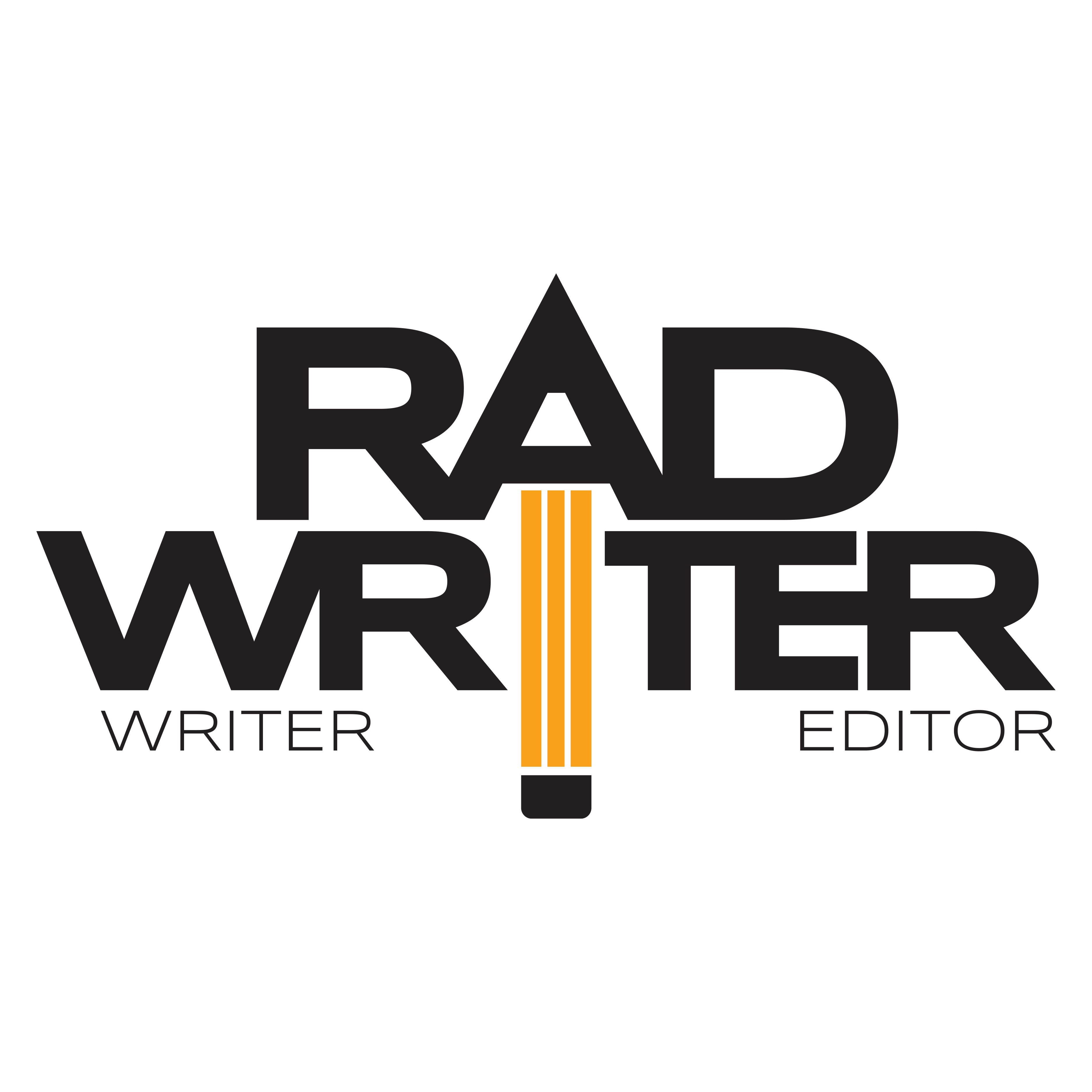 RAD_Writer logo design by logo designer 3 Clever Broads for your inspiration and for the worlds largest logo competition