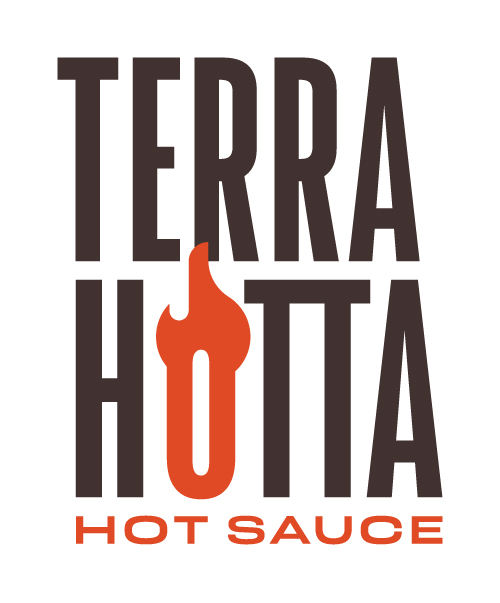 Terrahotta Hot Sauce logo design by logo designer Robin Honey Brand Consultant for your inspiration and for the worlds largest logo competition