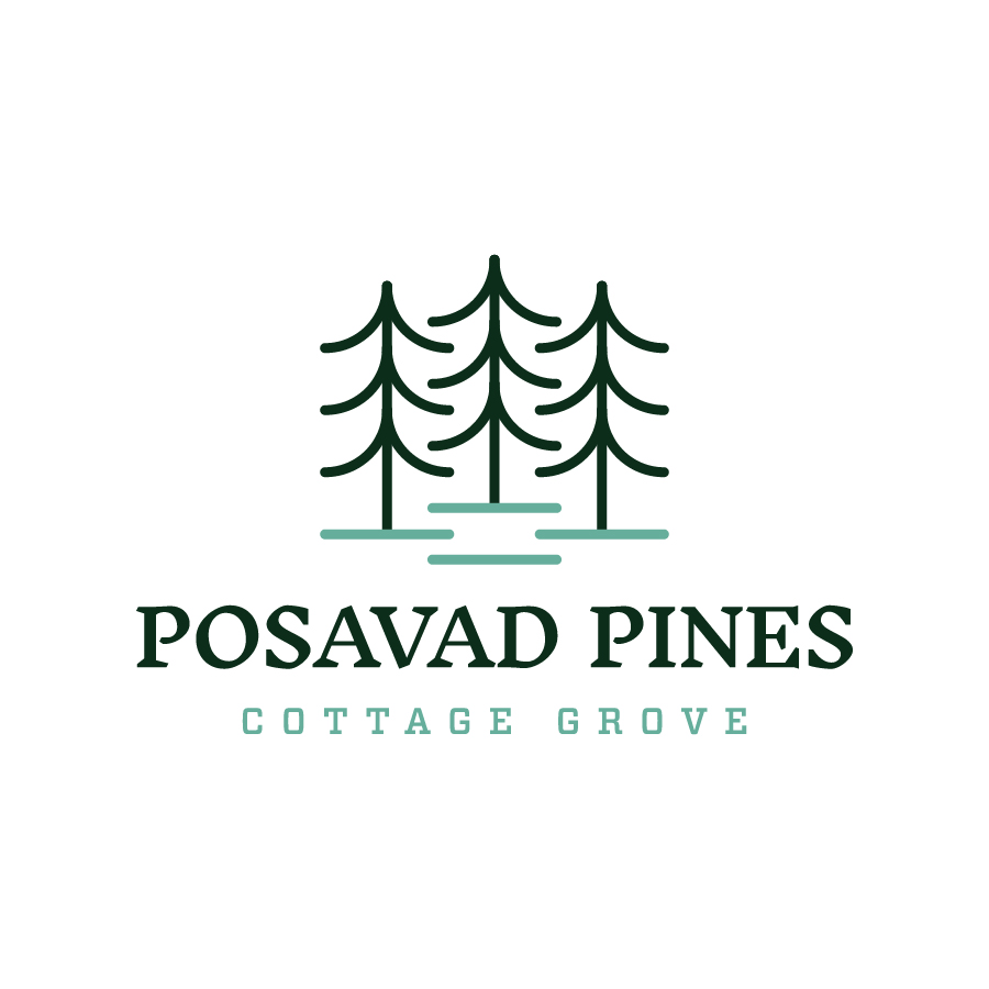 Posavad Pines logo design by logo designer Torey Needham Design Co. for your inspiration and for the worlds largest logo competition