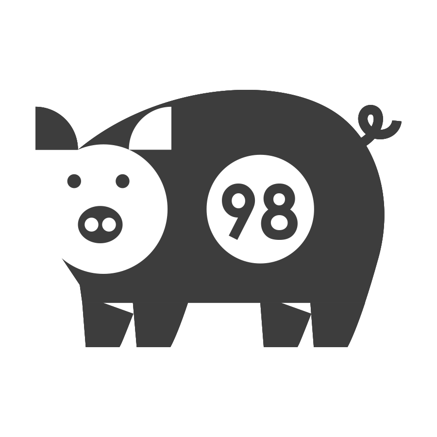 Pig logo design by logo designer Milad Design Co. for your inspiration and for the worlds largest logo competition