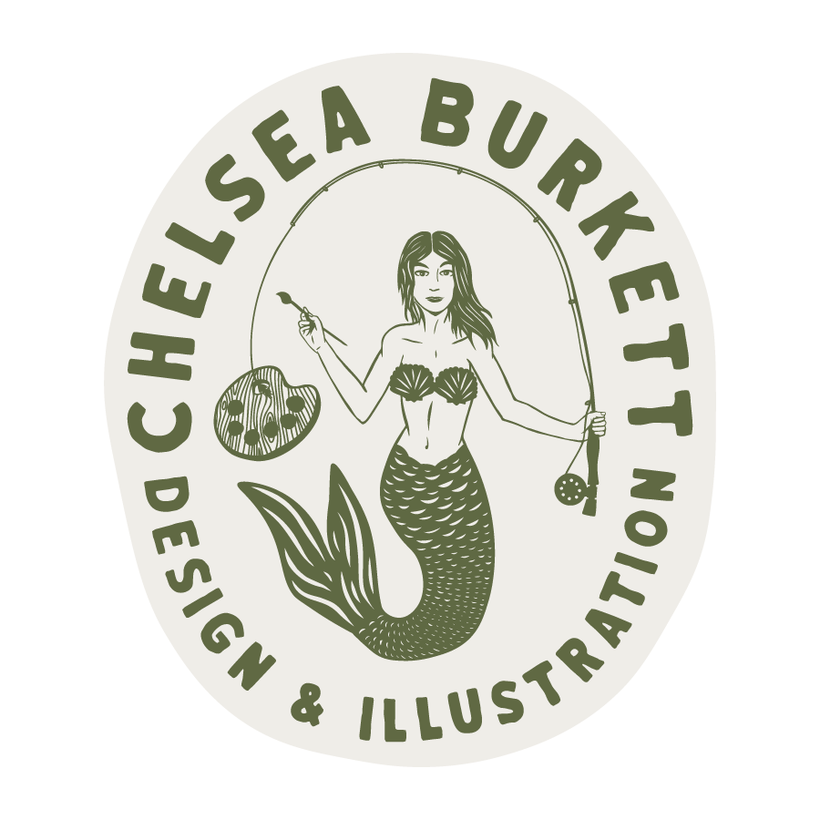 Chelsea Burkett Design Badge logo design by logo designer Chelsea Burkett Design for your inspiration and for the worlds largest logo competition