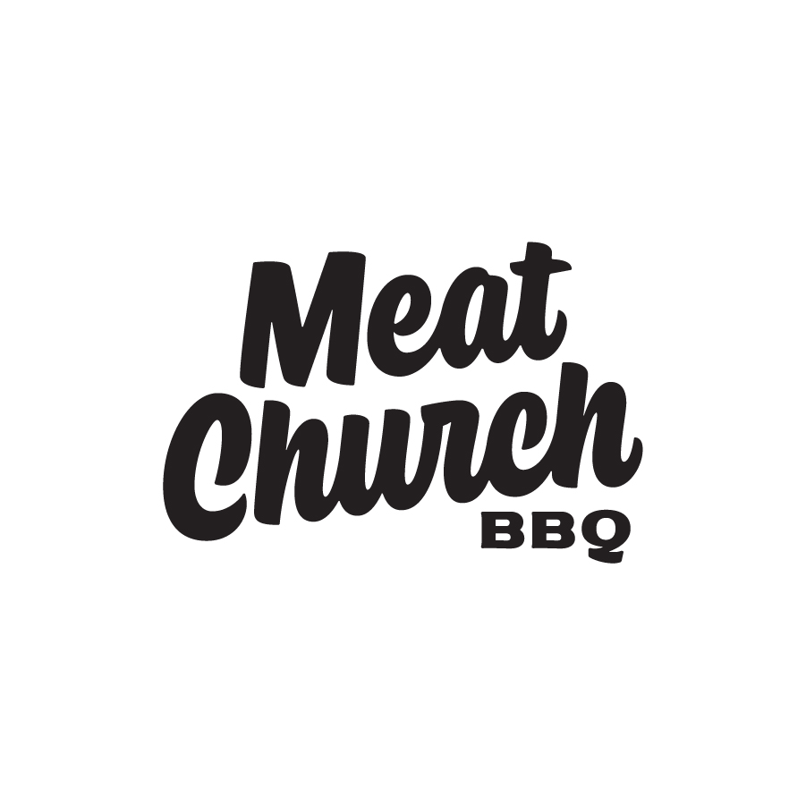 Meat Church BBQ logo design by logo designer Bob Ewing for your inspiration and for the worlds largest logo competition