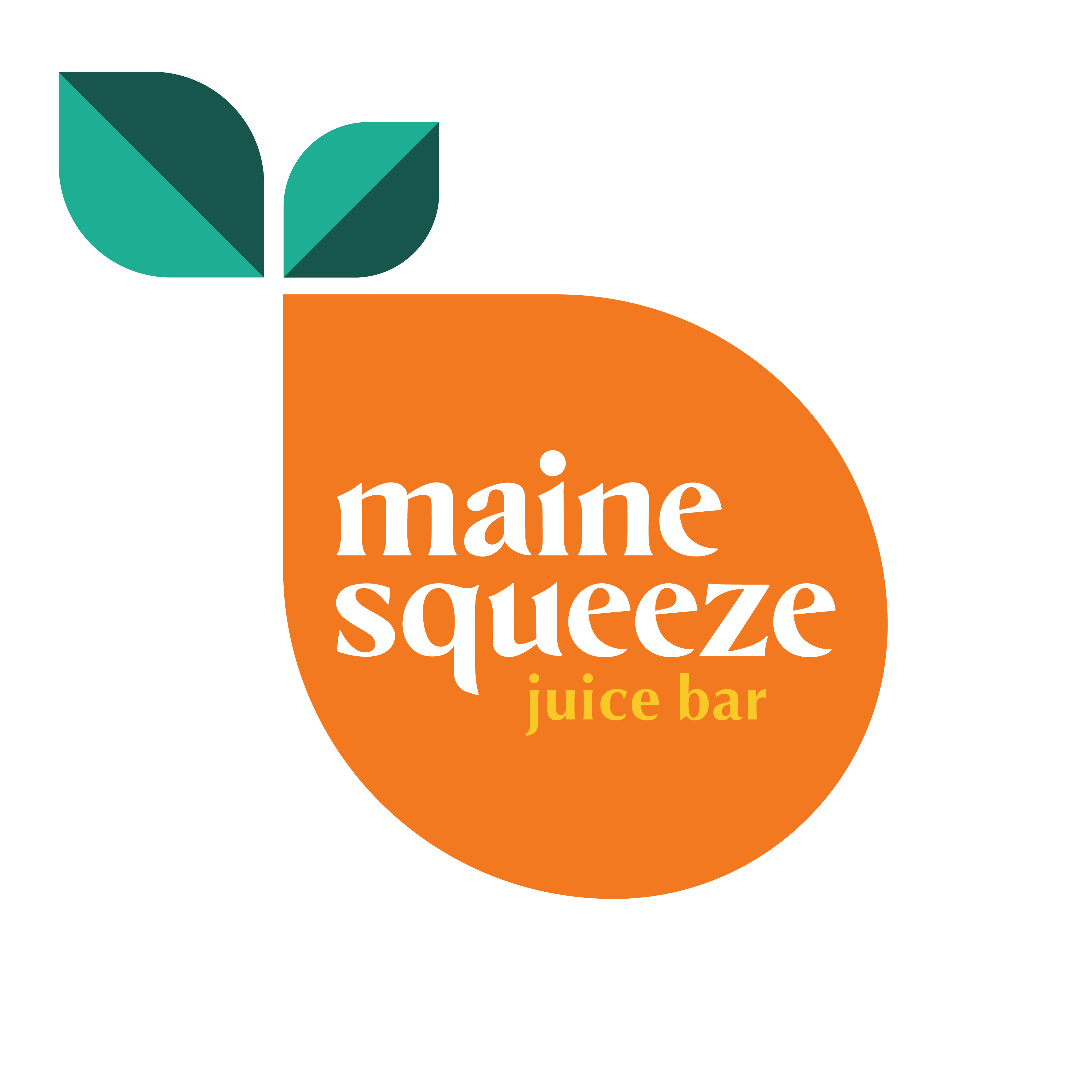 Maine Squeeze Logo logo design by logo designer Stefanie Passo for your inspiration and for the worlds largest logo competition