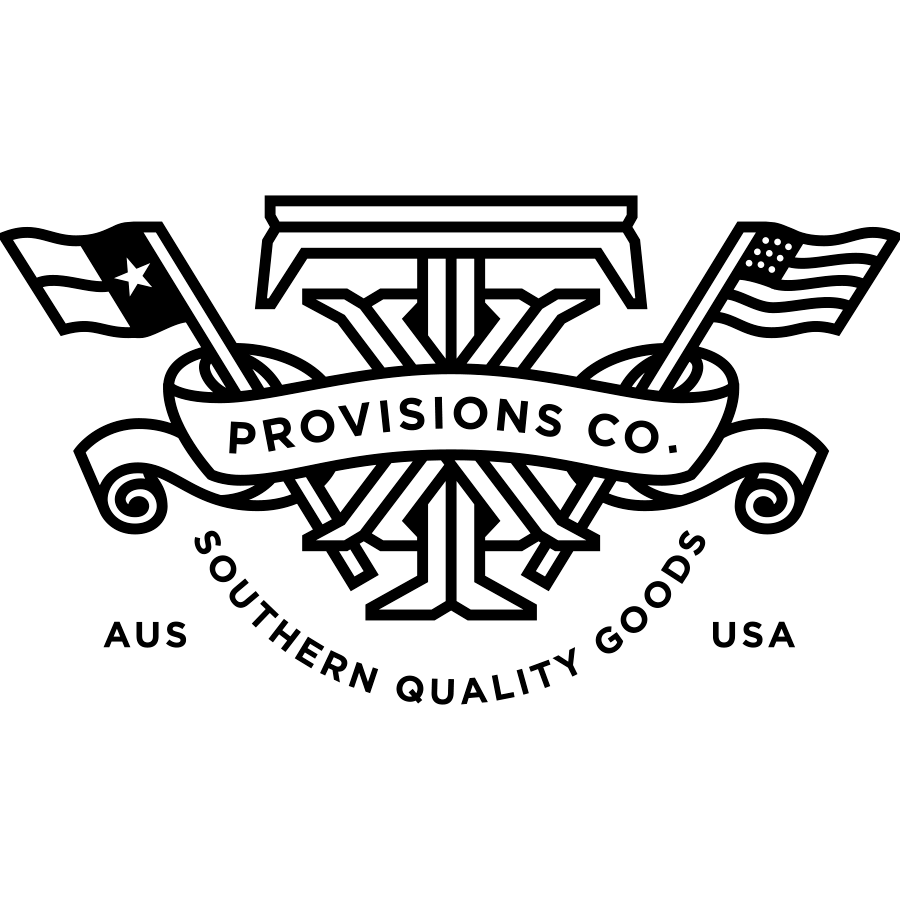 TX Provisions Co. Lockup logo design by logo designer Rogge Design for your inspiration and for the worlds largest logo competition