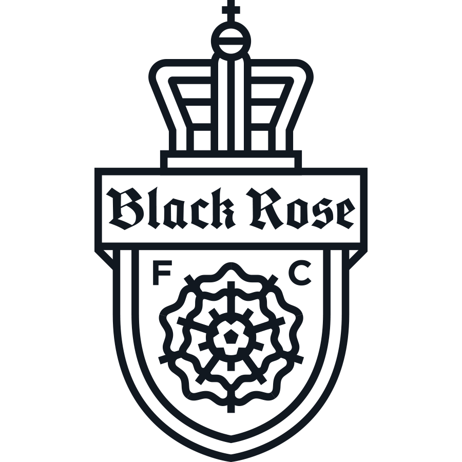 Black Rose FC Crest logo design by logo designer Rogge Design for your inspiration and for the worlds largest logo competition