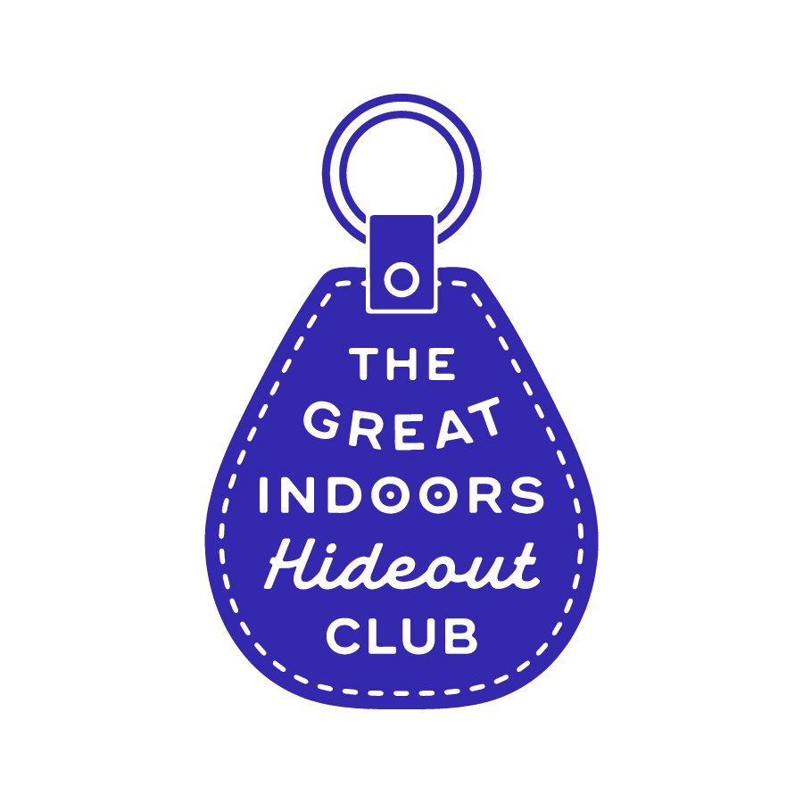 The Hideout Club logo design by logo designer Be Good Studio for your inspiration and for the worlds largest logo competition
