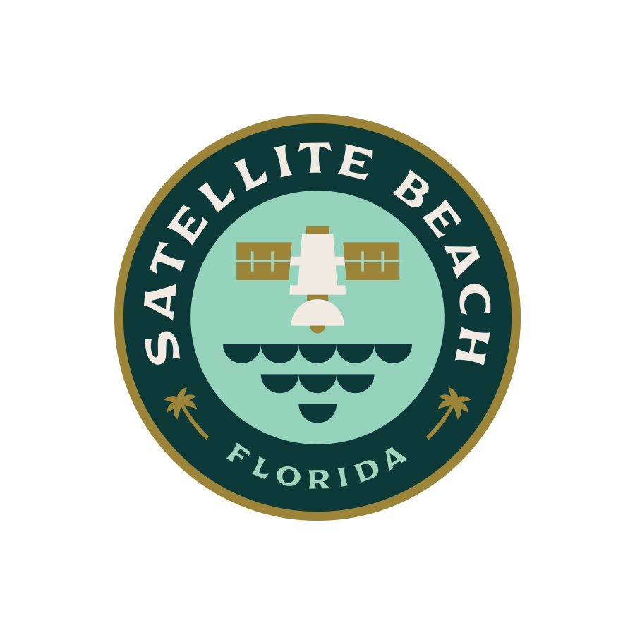 Satellite Beach logo design by logo designer Shane Harris Design for your inspiration and for the worlds largest logo competition