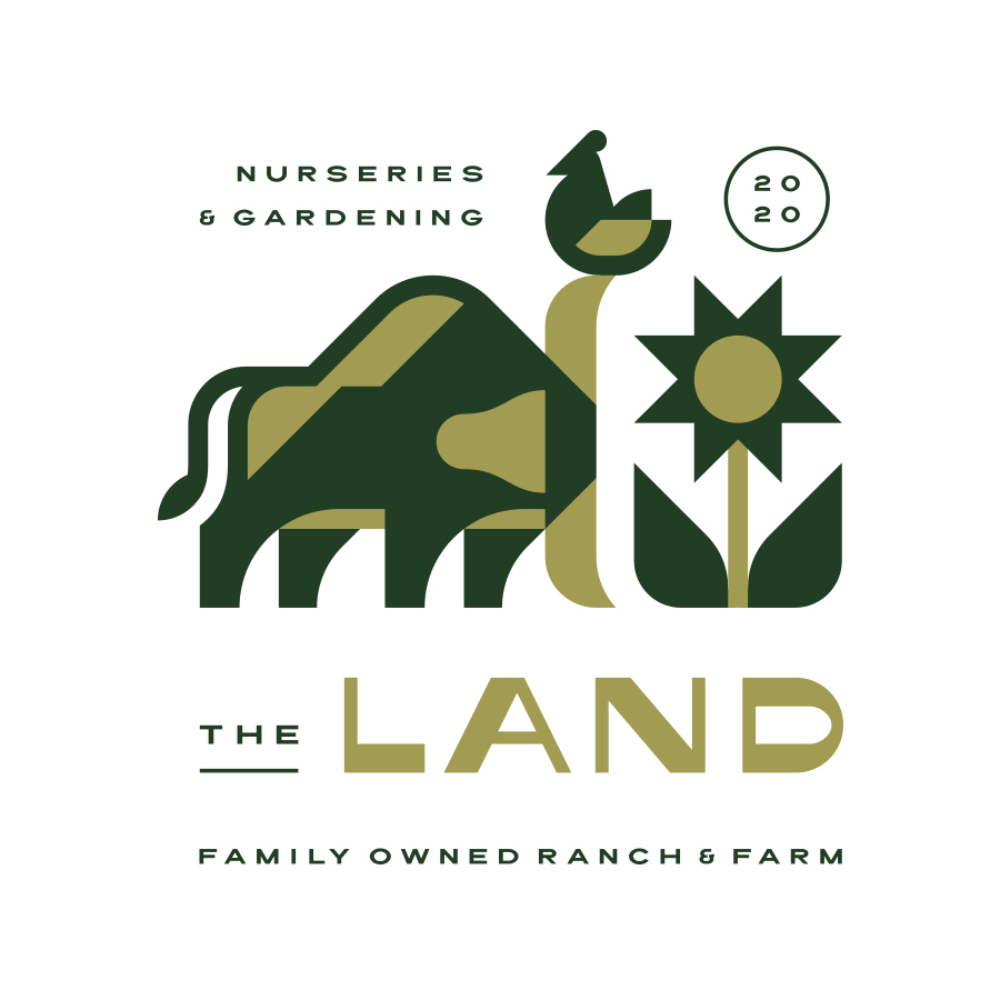 The Land logo design by logo designer Konstantin Reshetnikov for your inspiration and for the worlds largest logo competition