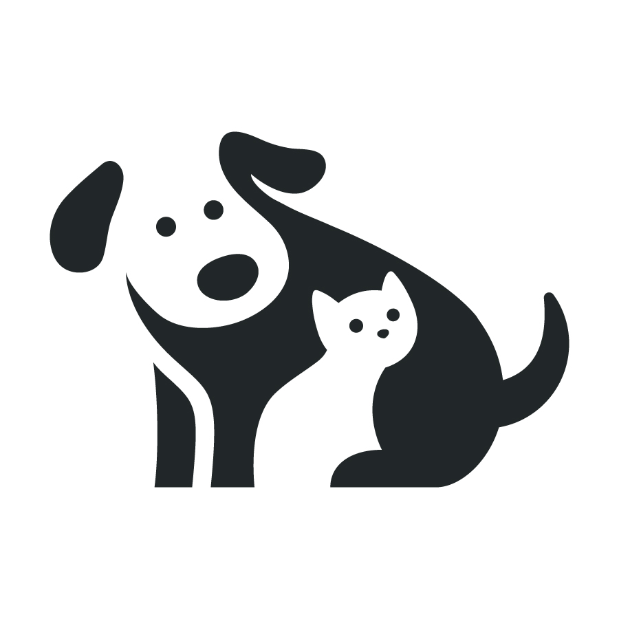 Dog and Cat logo design by logo designer vaneltia for your inspiration and for the worlds largest logo competition