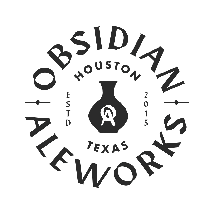 Obsidian Aleworks logo design by logo designer Studio of Jay Higginbotham for your inspiration and for the worlds largest logo competition
