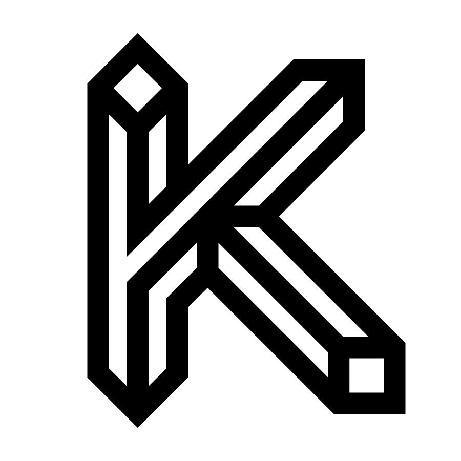 K logo design by logo designer Antonio Calvino for your inspiration and for the worlds largest logo competition