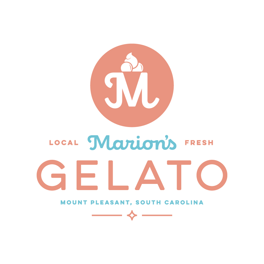 Marion's Gelato logo design by logo designer Brenden Goodcuff Design Co. for your inspiration and for the worlds largest logo competition