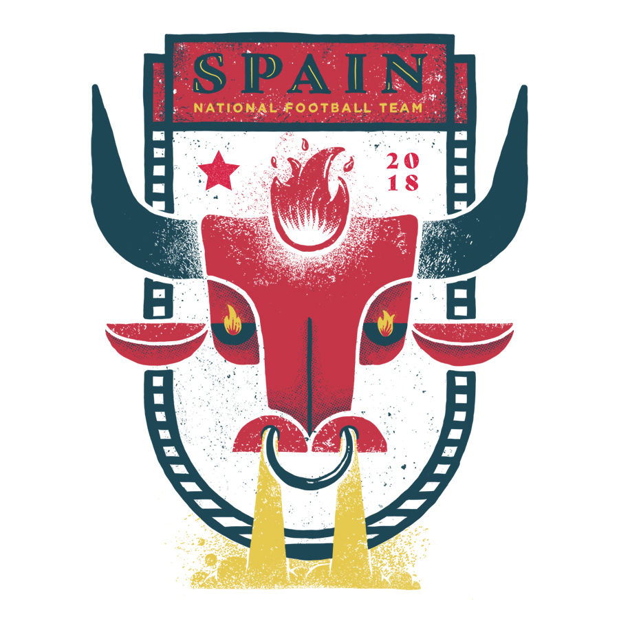 Spain National Team logo design by logo designer hellomrdunn for your inspiration and for the worlds largest logo competition