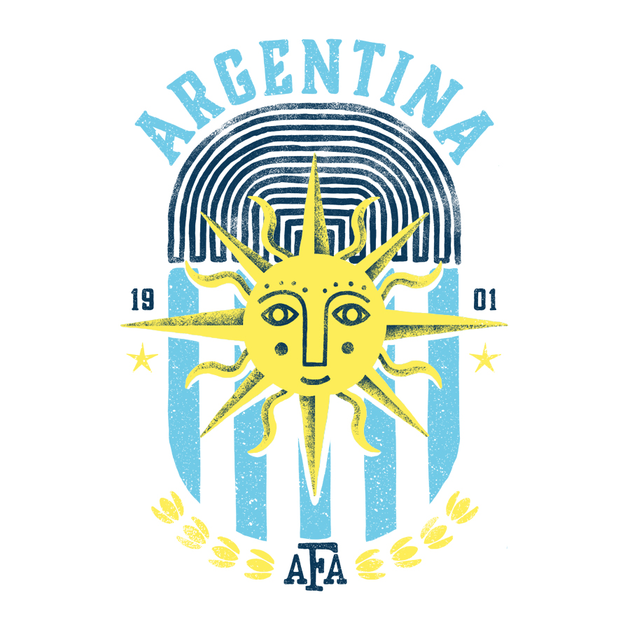 Argentina National Team logo design by logo designer hellomrdunn for your inspiration and for the worlds largest logo competition