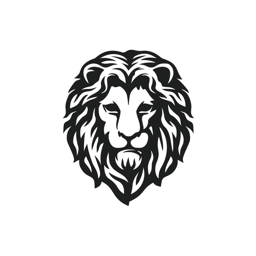 Lion head logo design by logo designer Mersad Comaga logo design for your inspiration and for the worlds largest logo competition