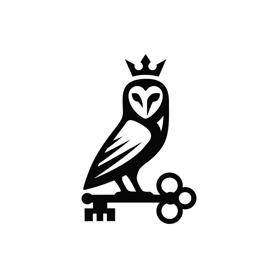 Owl logo logo design by logo designer Mersad Comaga logo design for your inspiration and for the worlds largest logo competition