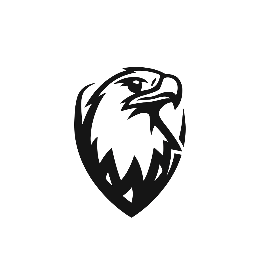 eagle emblem logo design by logo designer Mersad Comaga logo design for your inspiration and for the worlds largest logo competition
