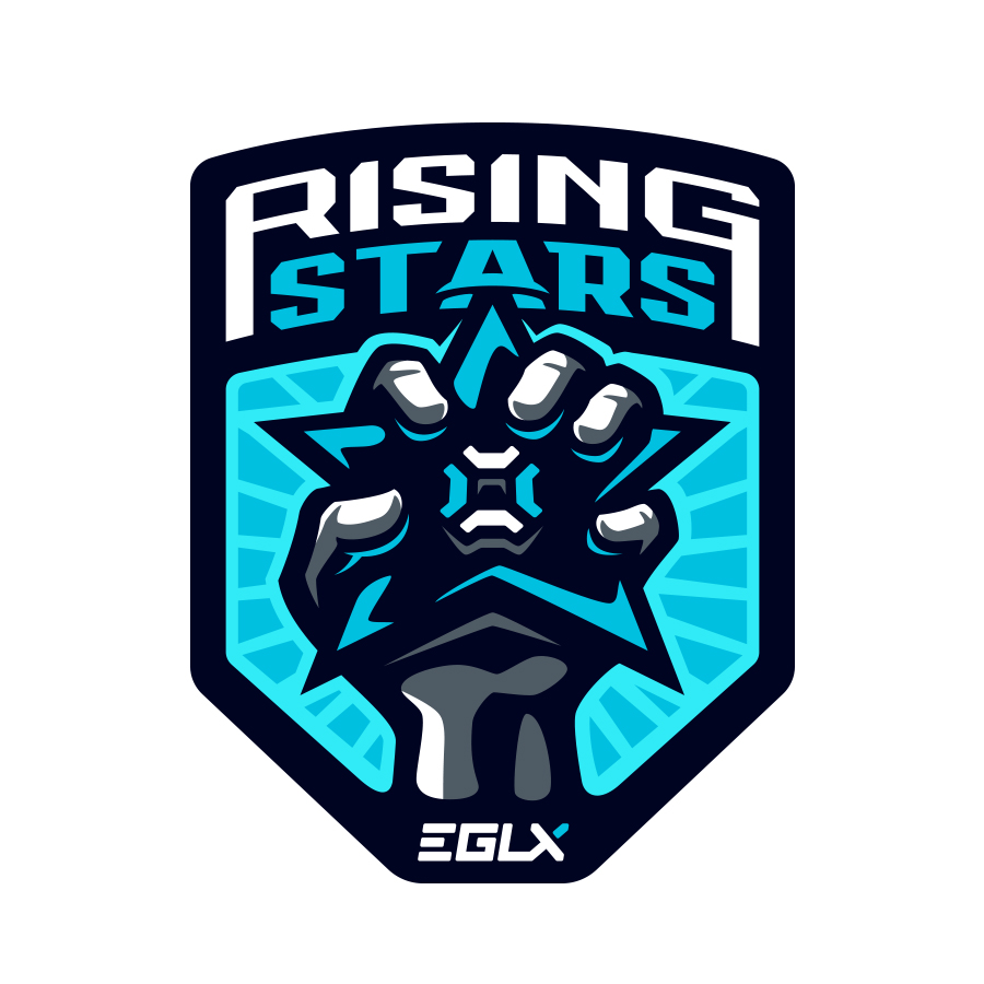 Rising Stars logo design by logo designer Dlanid for your inspiration and for the worlds largest logo competition