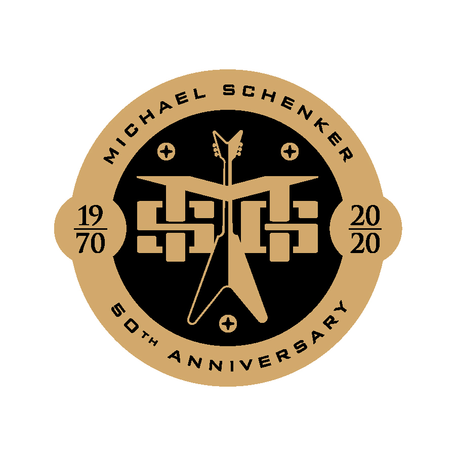 Michael Schenker - 50th Anniversary Badge logo design by logo designer Pyrographx for your inspiration and for the worlds largest logo competition