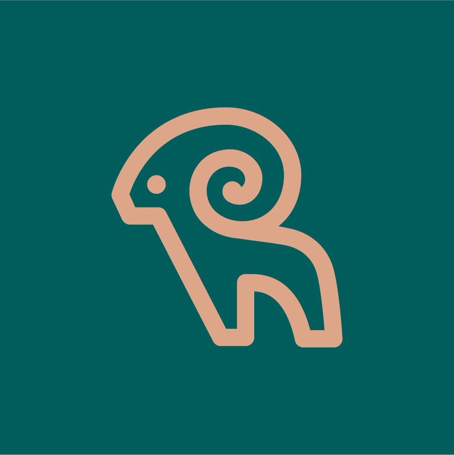 Ram logo logo design by logo designer Nina Megrelidze for your inspiration and for the worlds largest logo competition