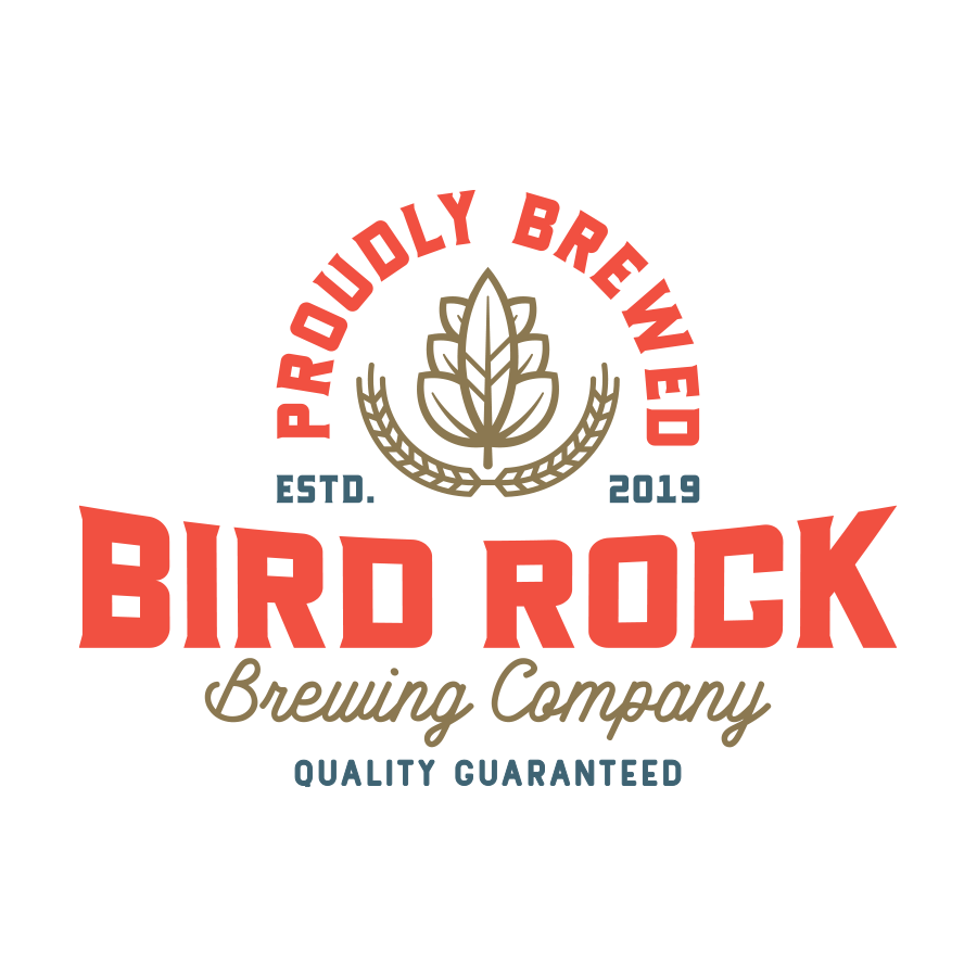 Bird Rock Brewing Co. - 01 logo design by logo designer Blue Cyclops Design Co. for your inspiration and for the worlds largest logo competition