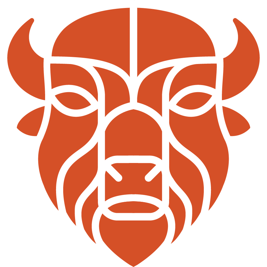 Bison logo design by logo designer Joe Hansen for your inspiration and for the worlds largest logo competition