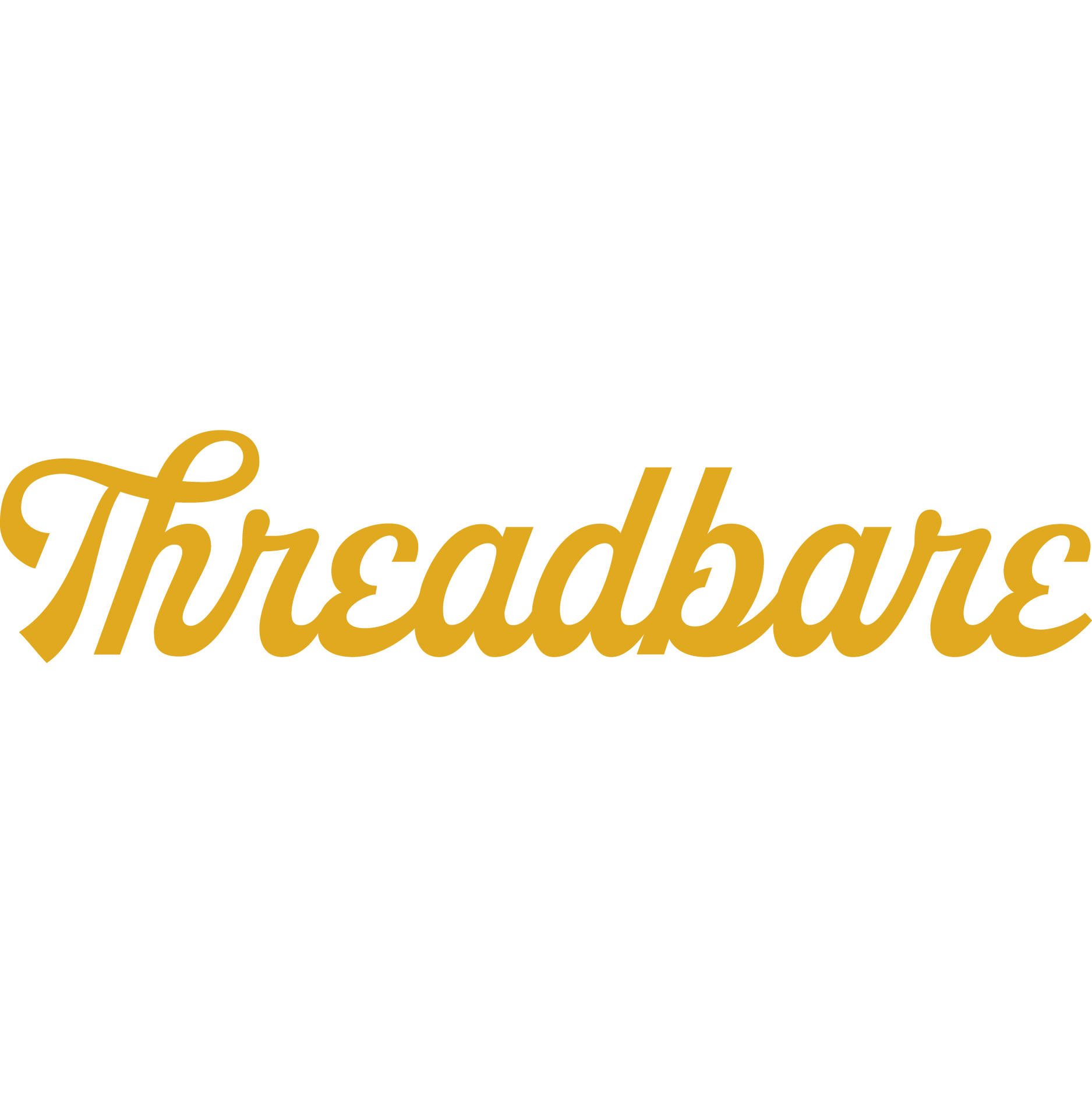 Threadbare logo design by logo designer Joe Hansen for your inspiration and for the worlds largest logo competition