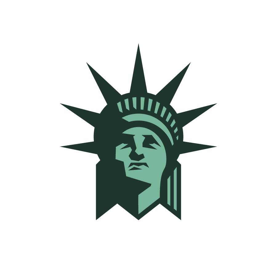 Lady Liberty logo design by logo designer Mark Farris Design for your inspiration and for the worlds largest logo competition