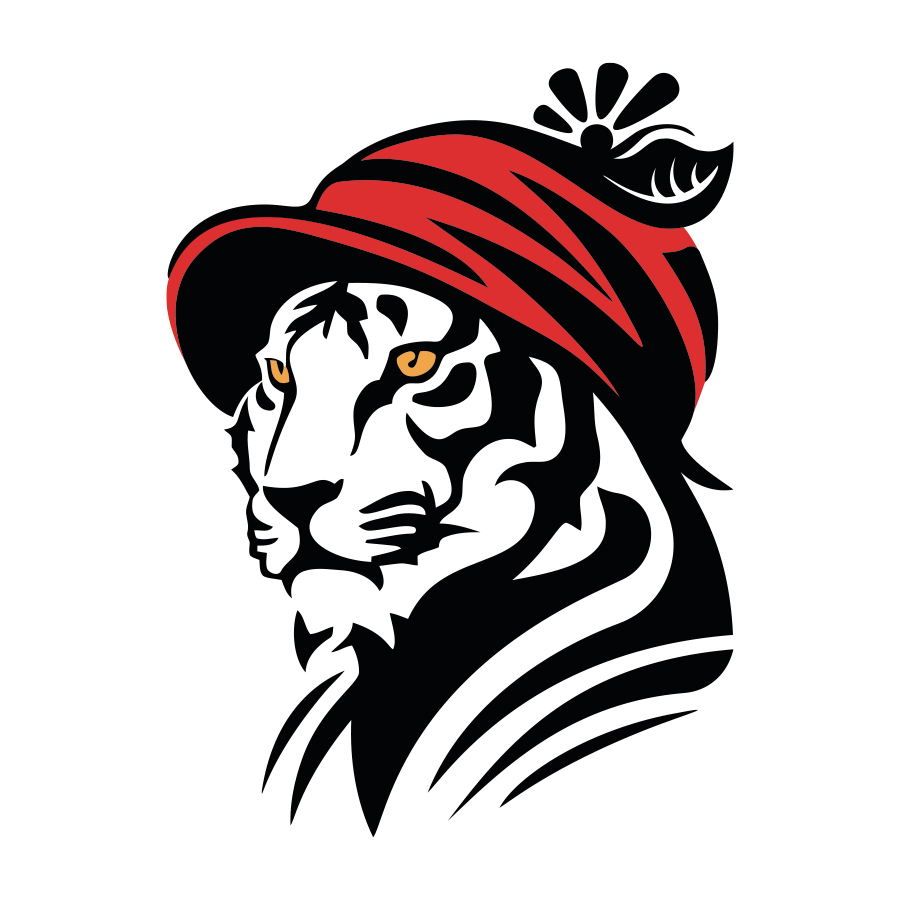 Beautiful Tigress Logo logo design by logo designer DMITRIY DZENDO for your inspiration and for the worlds largest logo competition