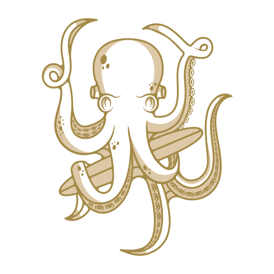 Octopus logo design by logo designer NienowBrand for your inspiration and for the worlds largest logo competition