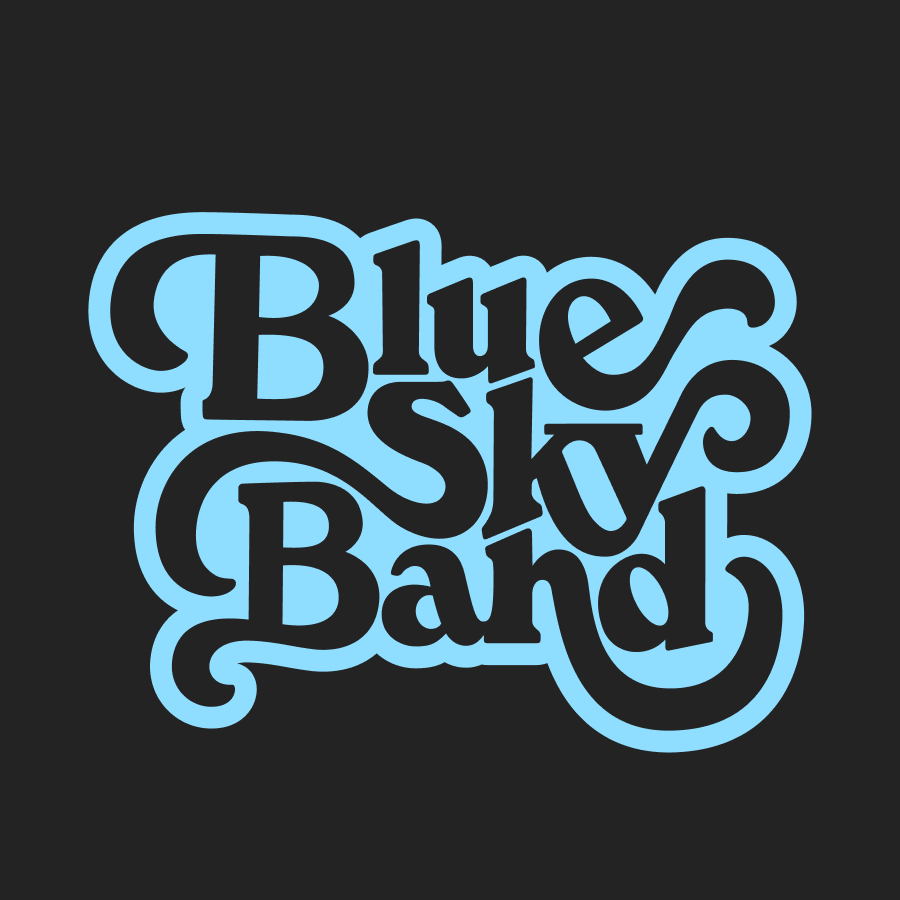 Blue Sky Band logo design by logo designer Trevor Nielsen for your inspiration and for the worlds largest logo competition