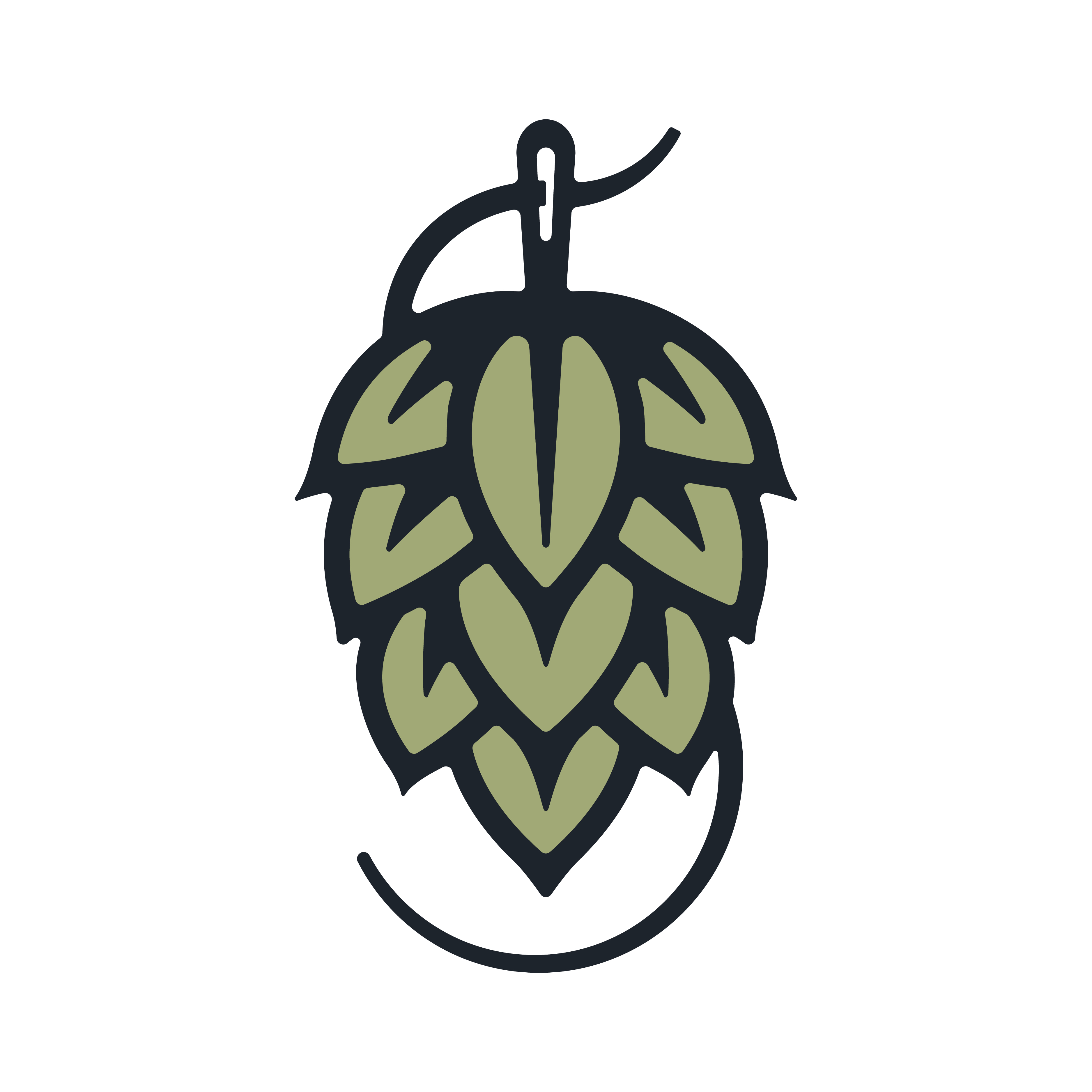 Bespoke Brewing - Hop logo design by logo designer Wandel Design for your inspiration and for the worlds largest logo competition