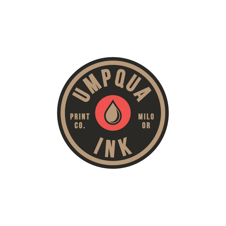 Umpqua Ink logo design by logo designer Trevor Hernandez Design for your inspiration and for the worlds largest logo competition