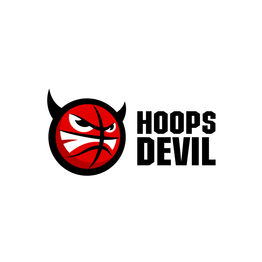 Hoops Devil logo design by logo designer Nagual for your inspiration and for the worlds largest logo competition
