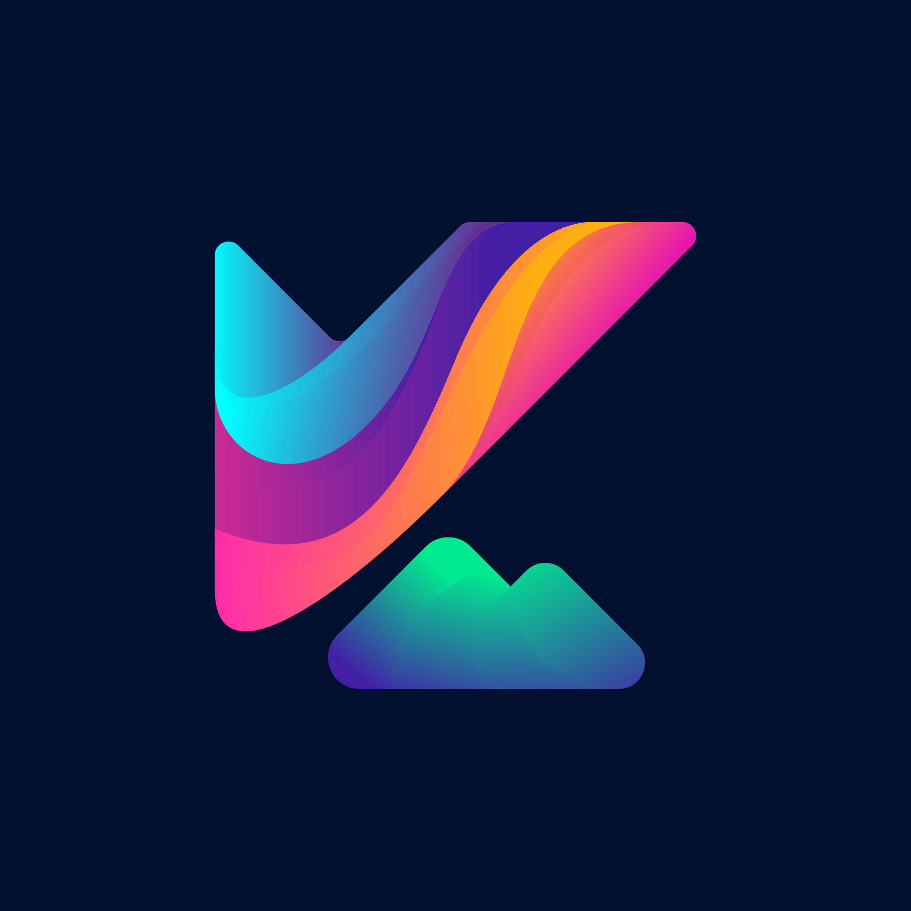 K Letter Logo logo design by logo designer Nazztudio for your inspiration and for the worlds largest logo competition
