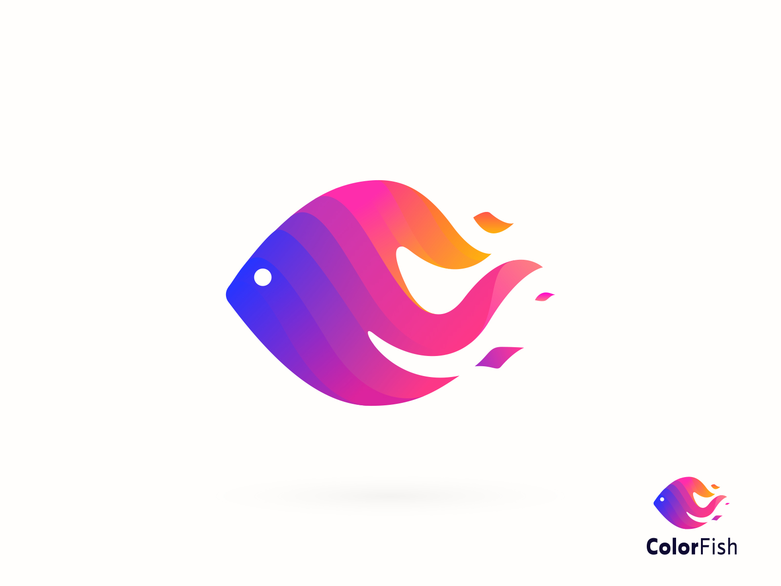 ColorFish Logo logo design by logo designer Nazztudio for your inspiration and for the worlds largest logo competition